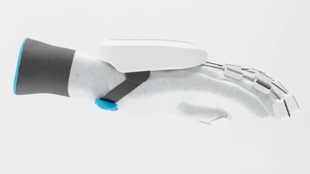 لمس واقعیت مجازی با یک دستکش