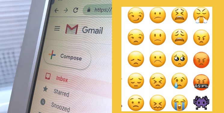 ایموجی در سرویس ایمیل